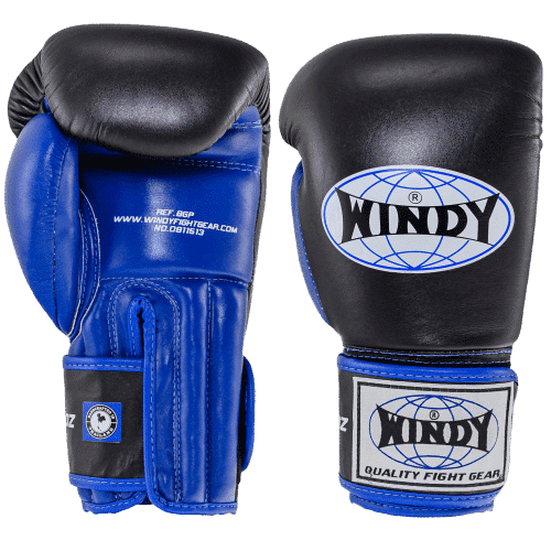 Synthetic Proline Boxing Gloves - Blue/Black - Windy Fight Gear